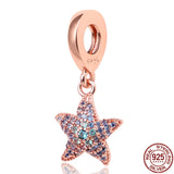 Silver Mermaid Beads Charms for 3mm Bracelet DIY Jewelry Making