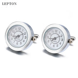 Real Clock Cufflinks Men Lepton Watch Cuff links