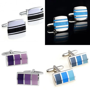 Hot Purple Epoxy Cufflink Cuff Link