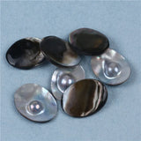 Hot Mabe Pearl Oval Shape Sea Shell Loose Pearl Beads