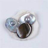 Hot Mabe Pearl Oval Shape Sea Shell Loose Pearl Beads