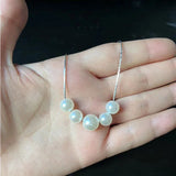 Thai Pop Butterfly Necklace Set Double Chains