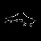 Bohemia Love Heart Pendant Bracelet 925 Sterling Silver Charm Bracelets