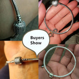 925 Sterling Silver Charm Bracelet for Women