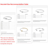 925 Silver Bracelet Fallen Leaves Chain Clasp Basic Charm Bracelet