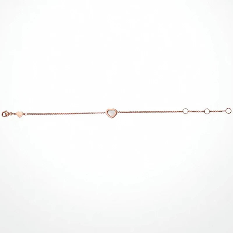 Hot Classic Europe Top Famous Jewelry For Women Zircon Heart Bracelet