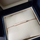 Classic Europe Top Famous Zircon Rectangle Bracelet