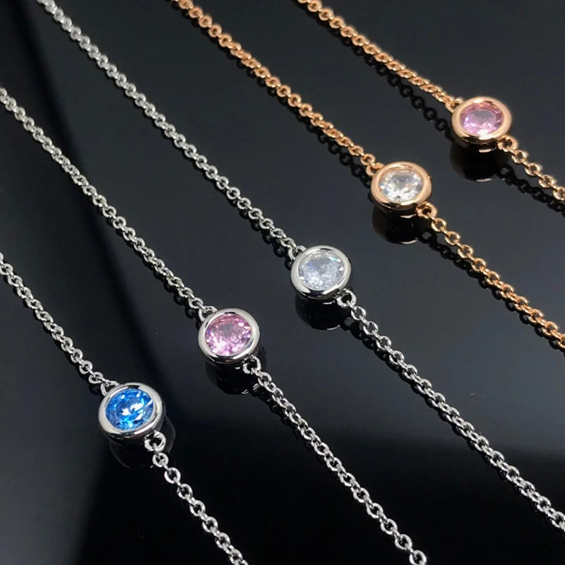 Hot Classic Europe Top Famous Jewelry For Women Zircon Round Bracelet