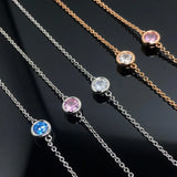 Hot Classic Europe Top Famous Jewelry For Women Zircon Round Bracelet