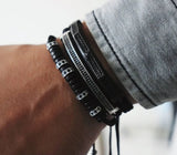 Classical Braiding Bracelet Men CZ Zircon Jewelry