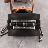 Classical Braiding Bracelet Men CZ Zircon Jewelry