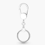 Sterling Silver 925 Keychain with Logo High Gift DIY Jewelry