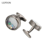 Hot Multicolour Crystal Cufflinks For Mens Wedding Groom