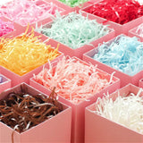 Colorful Shredded Raffia Candy Boxes DIY Filling Material