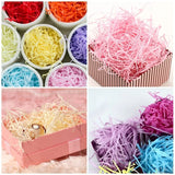 Colorful Shredded Raffia Candy Boxes DIY Filling Material