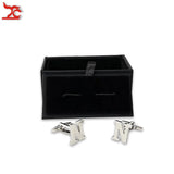 Cufflinks Box 2 Colors Craft Badge Cuff links Case Birthday Party