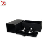 Cufflinks Box 2 Colors Craft Badge Cuff links Case Birthday Party