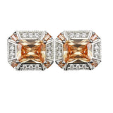 High-grade Red Crystal Cufflinks for French Shirt