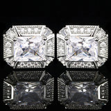 High-grade Red Crystal Cufflinks for French Shirt