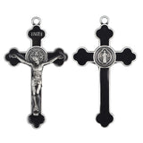 Religious Metal Alloy Cross Catholic Jesus Crucifix Pendant 6pcs