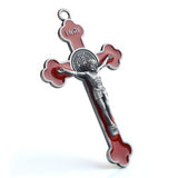 Religious Metal Alloy Cross Catholic Jesus Crucifix Pendant 6pcs