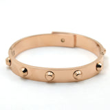 Hot Dog Stainless Steel Punk Bracelet for Men Women