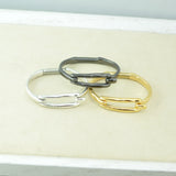 Electroplating 925 Silver 14K Smooth Bracelet Holiday Jewelry