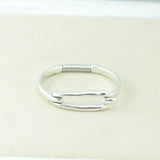 925 Silver 14K Smooth Bracelet, Holiday Jewelry Gift