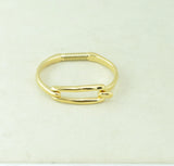 925 Silver 14K Smooth Bracelet, Holiday Jewelry Gift