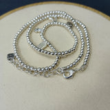 925 Silver Sweet Four Pendants Necklace Holiday Jewelry Gift