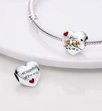Silver 925 Family Dangle Charm Beads for Bracelet Jewelry Making