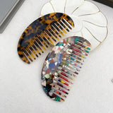 Colorful Marble Acetate Hair Combs Hair Accessories