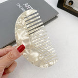 Colorful Marble Acetate Hair Combs Hair Accessories