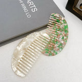 Colorful Marble Acetate Hair Combs Hair Accessories