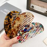 Colorful Marble Acetate Hair Combs Hair Accessories