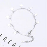 925 Silver Star Tassel Bracelet for Women