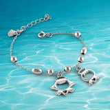 925 Silver Bracelet For Women Boys Girls Jewelry Christmas Birthday Gift