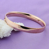 925 Sterling Silver Round Bracelet Bangles Big Bangle Women Gift
