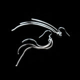 Long Tassel Drop Earrings 925 Silver Tassel Earings Women Jewelry