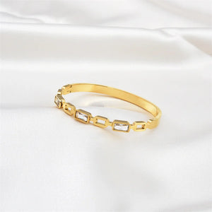 Crystal Bracelets Stainless Steel Bangles for Women