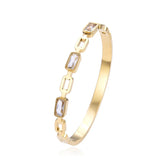 Crystal Bracelets Stainless Steel Bangles for Women