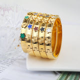 Stainless Steel Flower Bracelets & Bangles For Women Party Gift