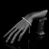 925 Silver Ethnic Style Charm Bracelet Women Jewelry Gift