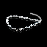 925 Silver Ethnic Style Charm Bracelet Women Jewelry Gift