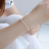 925 Silver Ethnic Style Charm Bracelet Women Jewelry Gift