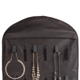 Jewelry Hanging Bag 32 Pockets Bracelet Earring Display 18 Hook Organizer