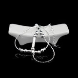 925 Silver Double Layers Bracelet for Women