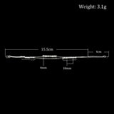 925 Silver Double Layers Bracelet for Women