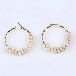 Potato Pearl Earrings Freshwater Pearl