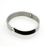 Hot Women Drop Glue Bracelet Rose Stainless Steel 10mm Open Bangels Bracelet